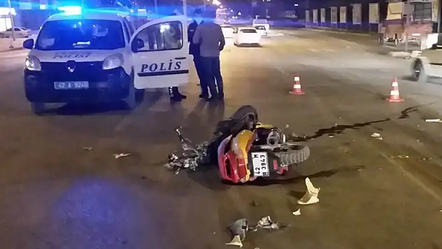 Konya'da trafik kazası: 1 yaralı