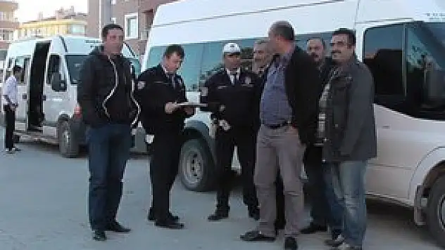 Kulu'da okul taşıtları denetleniyor