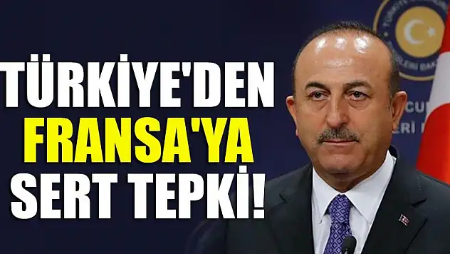 Türkiye'den Fransa'ya çok sert tepki