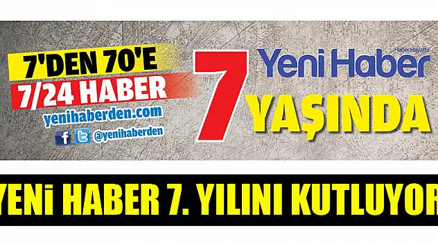 Yeni Haber 7. yılını kutluyor
