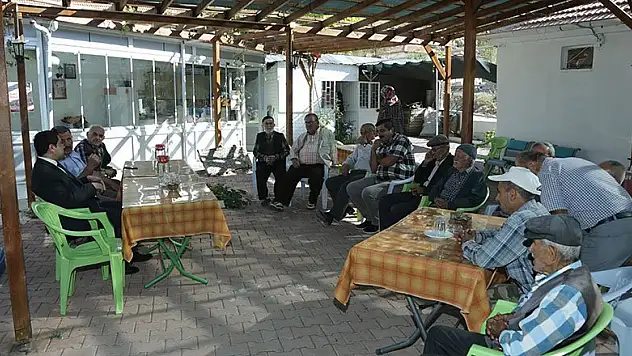 Kaymakam Bozkurtoğlu İvriz'de vatandaşlarla buluştu