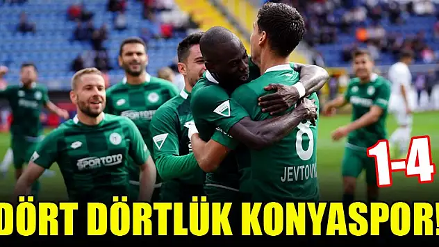 Dört dörtlük Konyaspor! Kasımpaşa 1-4 Konyaspor | Maç sonucu