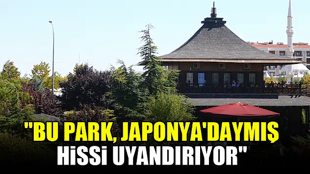 'Bu park, Japonya'daymış hissi uyandırıyor'