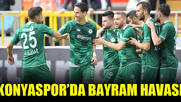 Konyaspor'da bayram havası