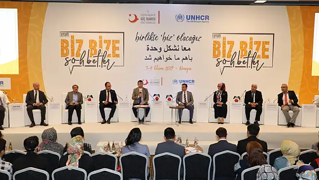Uyum biz bize sohbetler Konya'da gerçekleştirildi