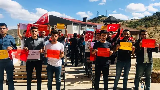 KYK'da kalan öğrencilerden Mehmetçik'e dua