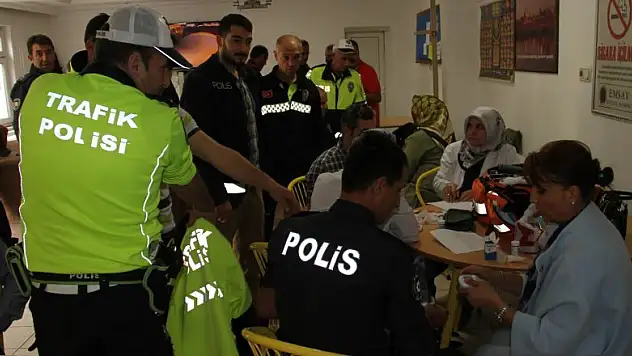 Beyşehir'de Emniyet mensupları sağlık taramasından geçti