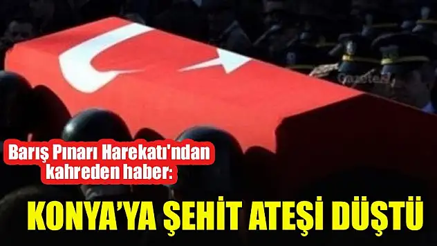 Barış Pınarı Harekatı'ndan kahreden haber: Konyalı Yunus Mermer şehit oldu