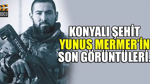 Konyalı şehidin  ailesine yolladığı son görüntü yürekleri dağladı
