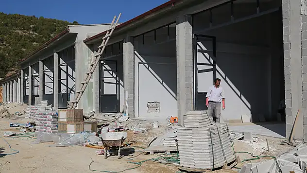 Hadim Sanayi Sitesi inşaatı sürüyor