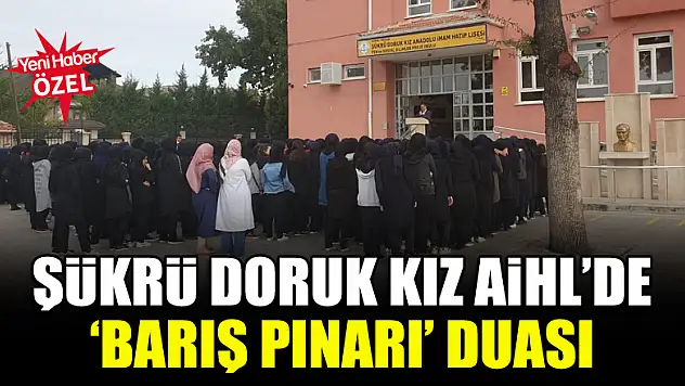Şükrü Doruk Kız AİHL'de 'Barış Pınarı' duası