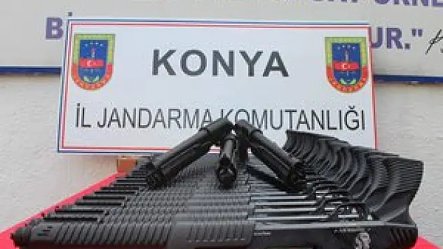 Konya'da silah operasyonu