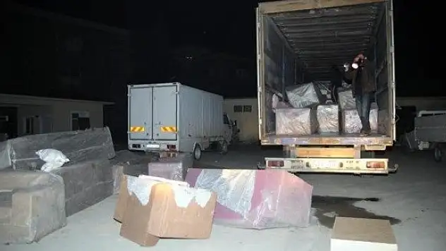 Kanepe içerisinde sigara kaçakçılığı