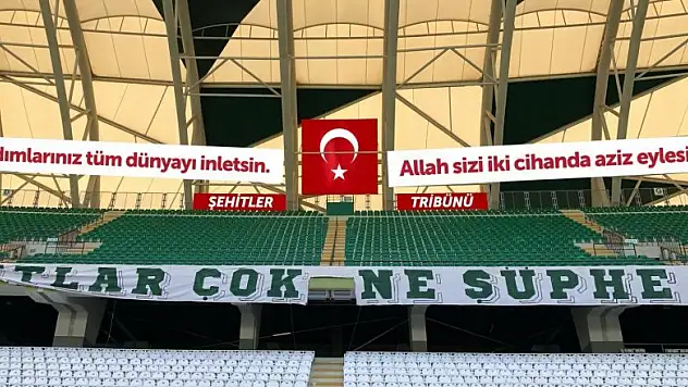 Konyaspor'dan 'Şehitler Tribünü' kararı