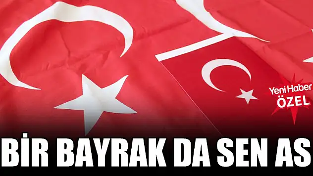 Bir bayrak da sen as