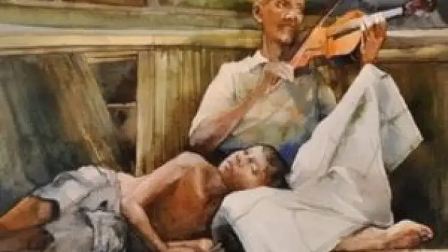 Çalkaya suluboya resim bienalinde