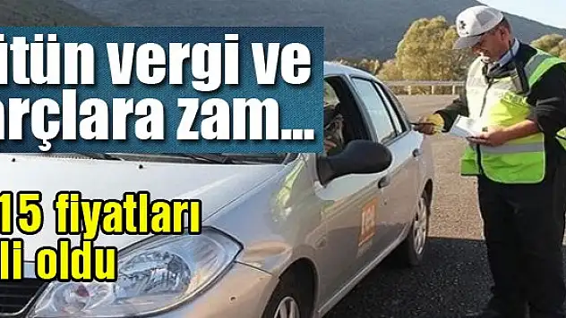 Dikkat: Yeni yılda vergi ve cezalar artacak!