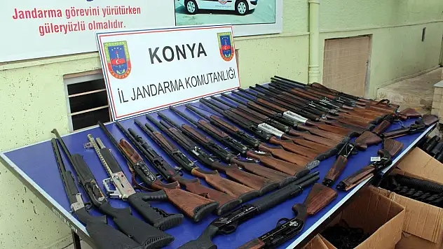 Konya'da silah operasyonu!