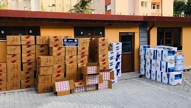 Konya'da 390 kilogram kaçak tütün ele geçirildi