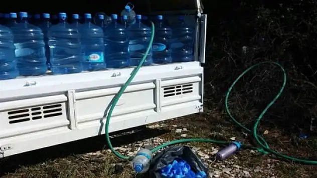 Damacana suyu böyle doldurmuşlar