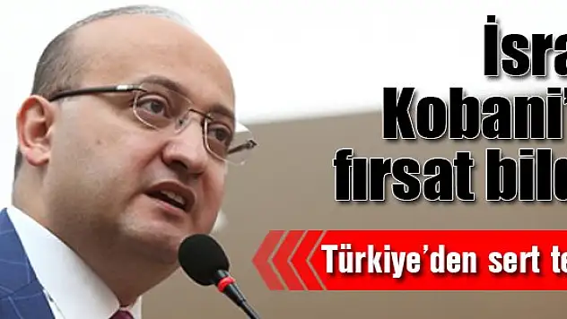 Yalçın Akdoğan: İsrail Kobani'yi fırsat bildi