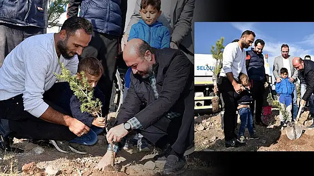 Selçuklu 'Geleceğe Nefes' seferberliğine 26 bin fidanla destek oluyor