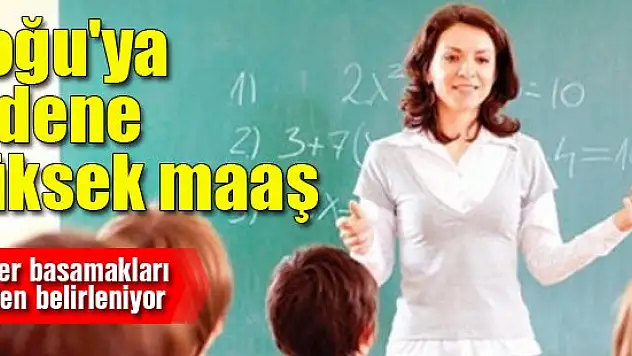 Doğu'ya gidene yüksek maaş