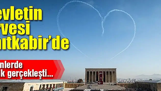 Devletin zirvesi Anıtkabir'de buluştu