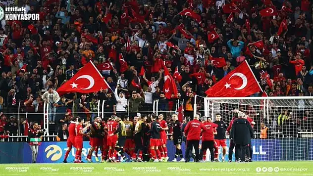 Konyaspor'dan A Milli Futbol Takımı'na kutlama