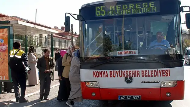 Konya'da toplu ulaşıma ve suya zam