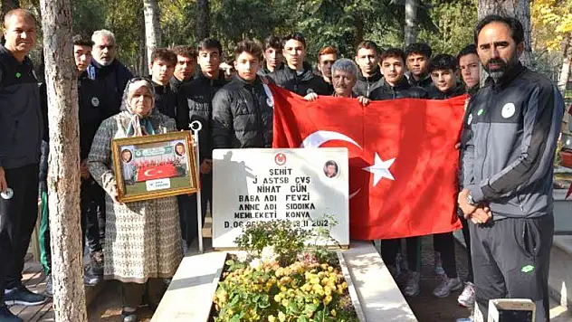 Konyaspor Akademi, Şehit Astsubay Nihat Gün'ü andı!