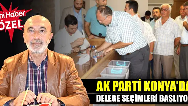 AK Parti Konya'da delege seçimleri başlıyor