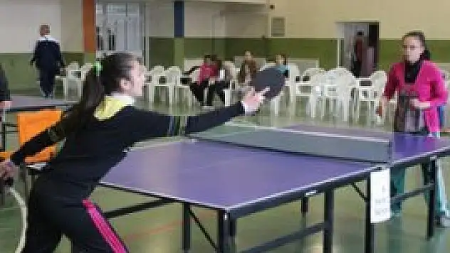 Beyşehir'de masa tenisi heyecanı