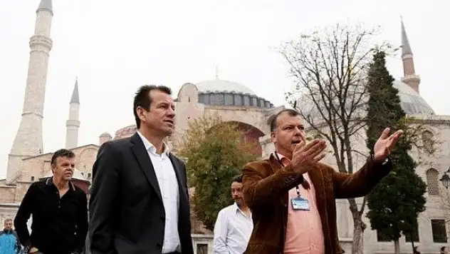 Dunga, Ayasofya'yı gezdi