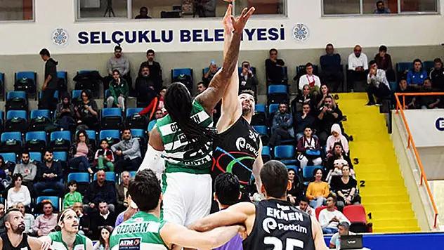 Konyaspor Basket galibiyeti kaçırdı