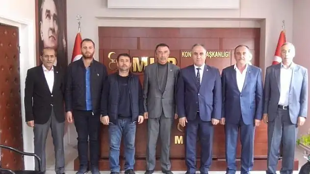 MHP Yunak'dan  Remzi Karaarslan'a hayırlı olsun ziyareti