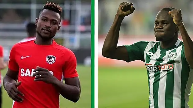 Konyaspor'da Miya, Gaziantep'te Twumasi