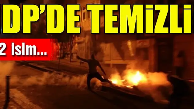 HDP'de Kobani temizliği!