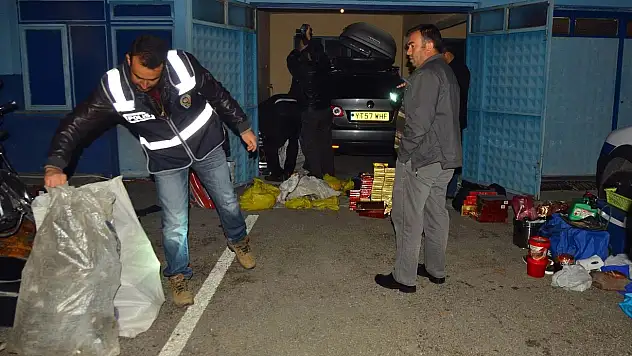 Konya'da kaçak sigara operasyonu