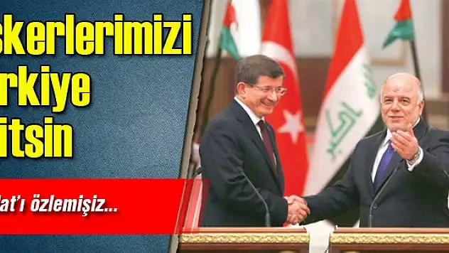 Askerlerimizi Türkiye eğitsin