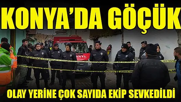 Konya'da 2 katlı kerpiç binada göçük! 3 ölü
