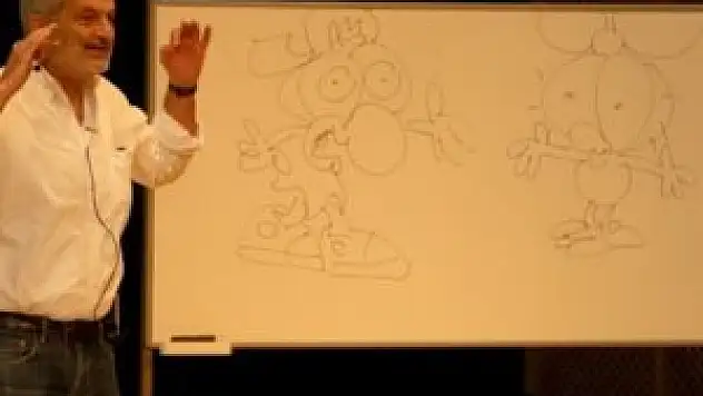 'Karikatürist olmak için çok çalışın'