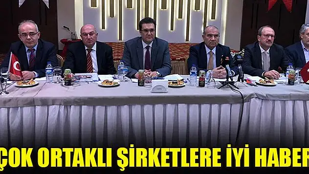 Çok ortaklı şirketlere iyi haber