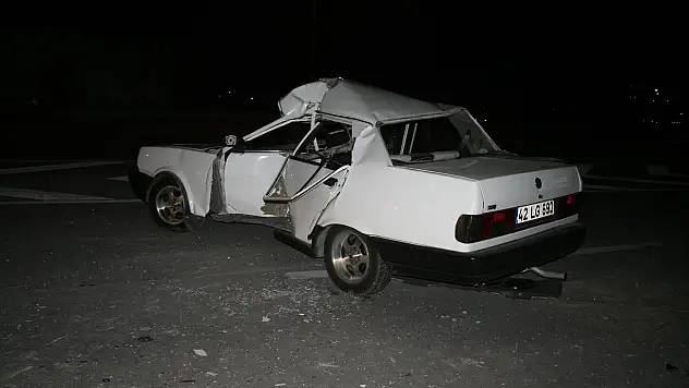 Konya'da ehliyetsiz sürücü kazada öldü