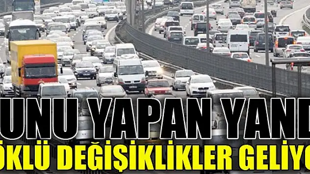 Trafikte bunu yapan yandı!