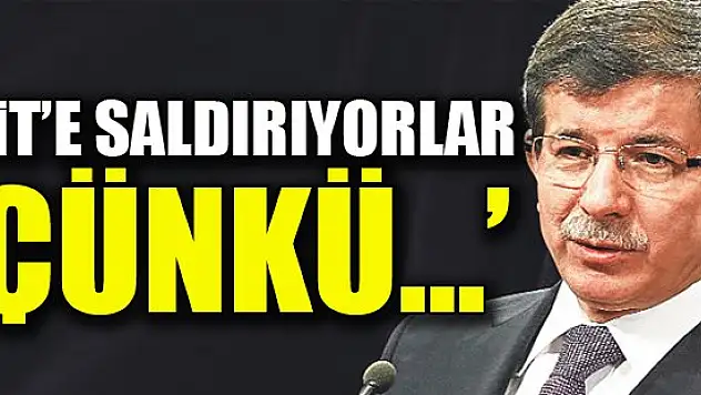 Davutoğlu: MİT'e saldırının amacı başka