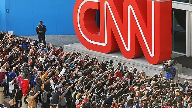 CNN'e Ferguson protestosu