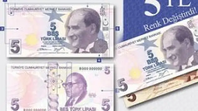 '5 lira'lar değişti