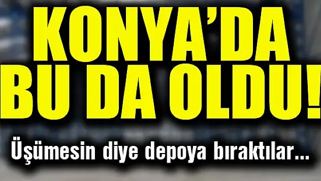 Konya'da bu da oldu!