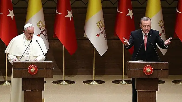 Erdoğan ve Papa'dan ortak açıklama...